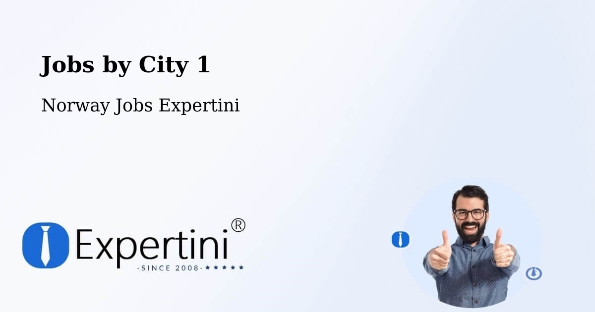 City Jobs in Norway - Expertini